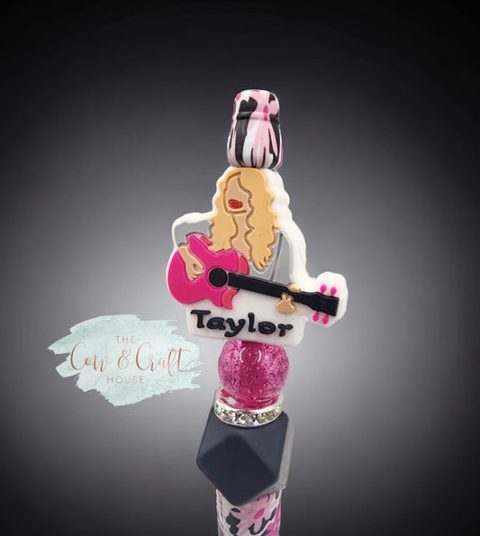 Taylor Swift Silicone Pens, Teacher Pens, Taylor Swift Pen, Pens for Her, Taylor Swift Lover Pen, Taylor Swift Lovers, Focal Bead Pens