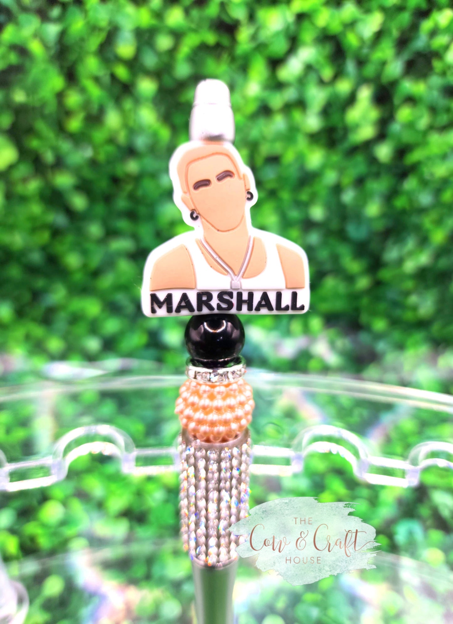 Silicone Bead Pen: MGK, Eminem, Reba - Fun Gift