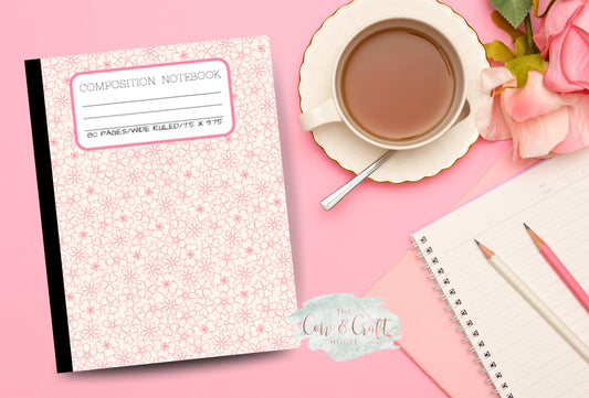 Composition Notebook | Wide or College Ruled | Cute Notebook for Students Teachers College School Supplies