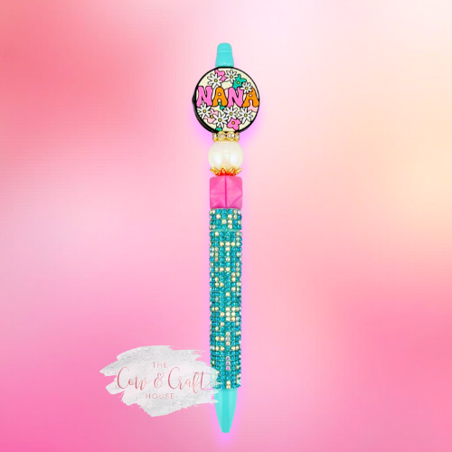 NANA Beaded Black Ink Pen
