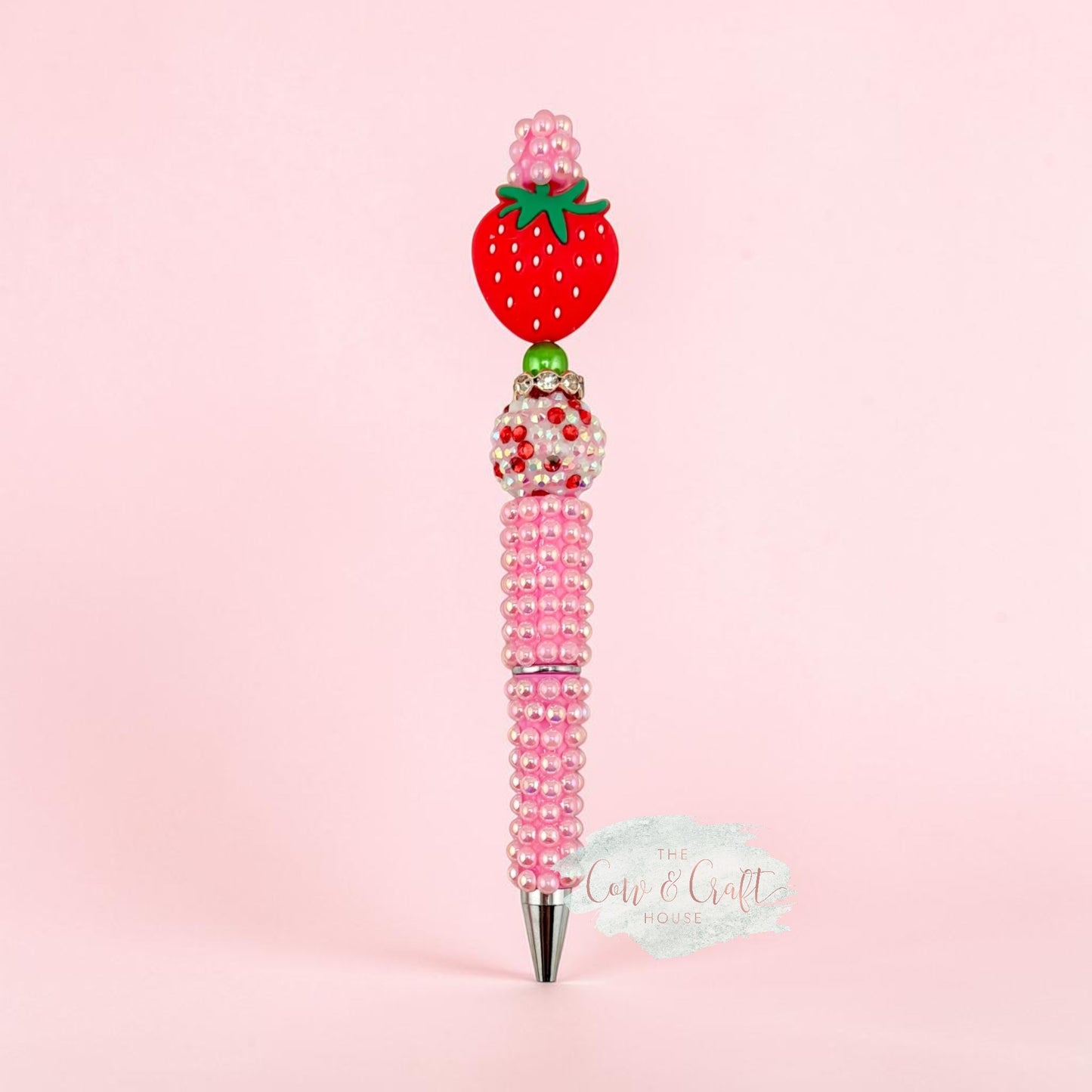 Strawberry Focal Bead Pen