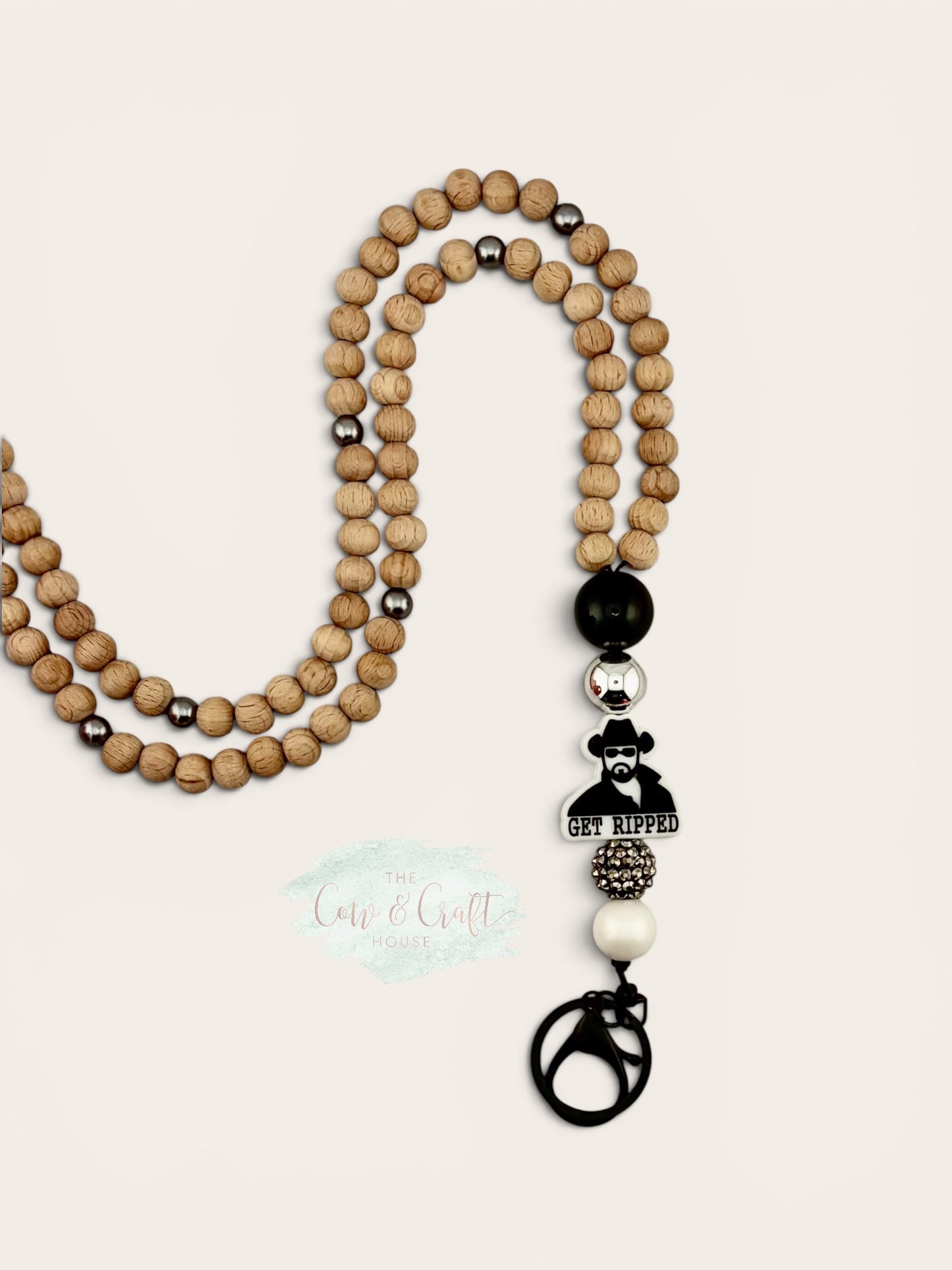 Yellowstone RIP Teacher Breakaway Lanyard | Western Teacher Lanyard | Beaded Badge Holder | Ranch Style Lanyard | Teacher Gift