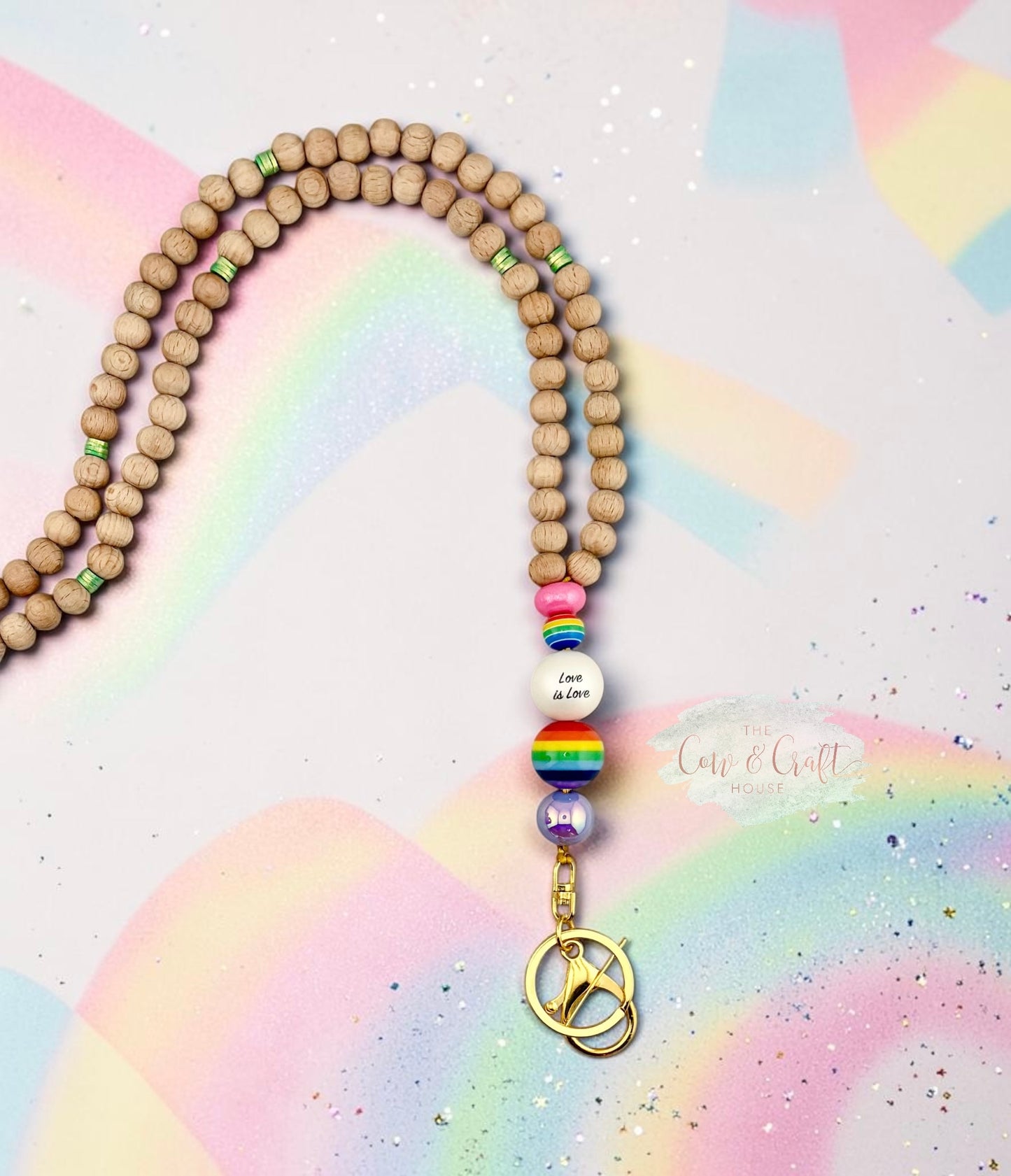 Teacher Breakaway Lanyard | Wood Bead Lanyard | Choose Your Style | Teacher Gift | Badge Holder