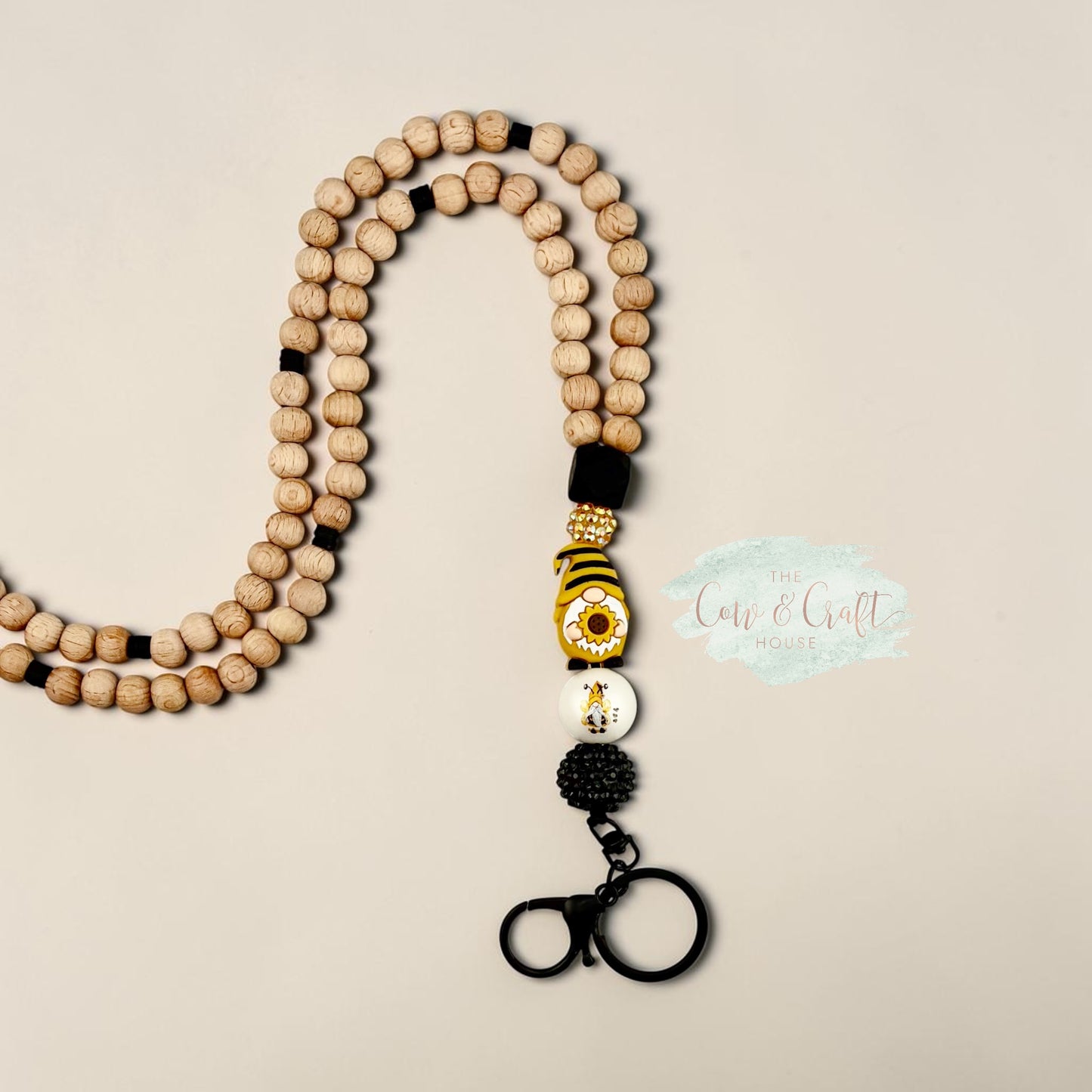 Teacher Breakaway Lanyard | Wood Bead Lanyard | Choose Your Style | Teacher Gift | Badge Holder