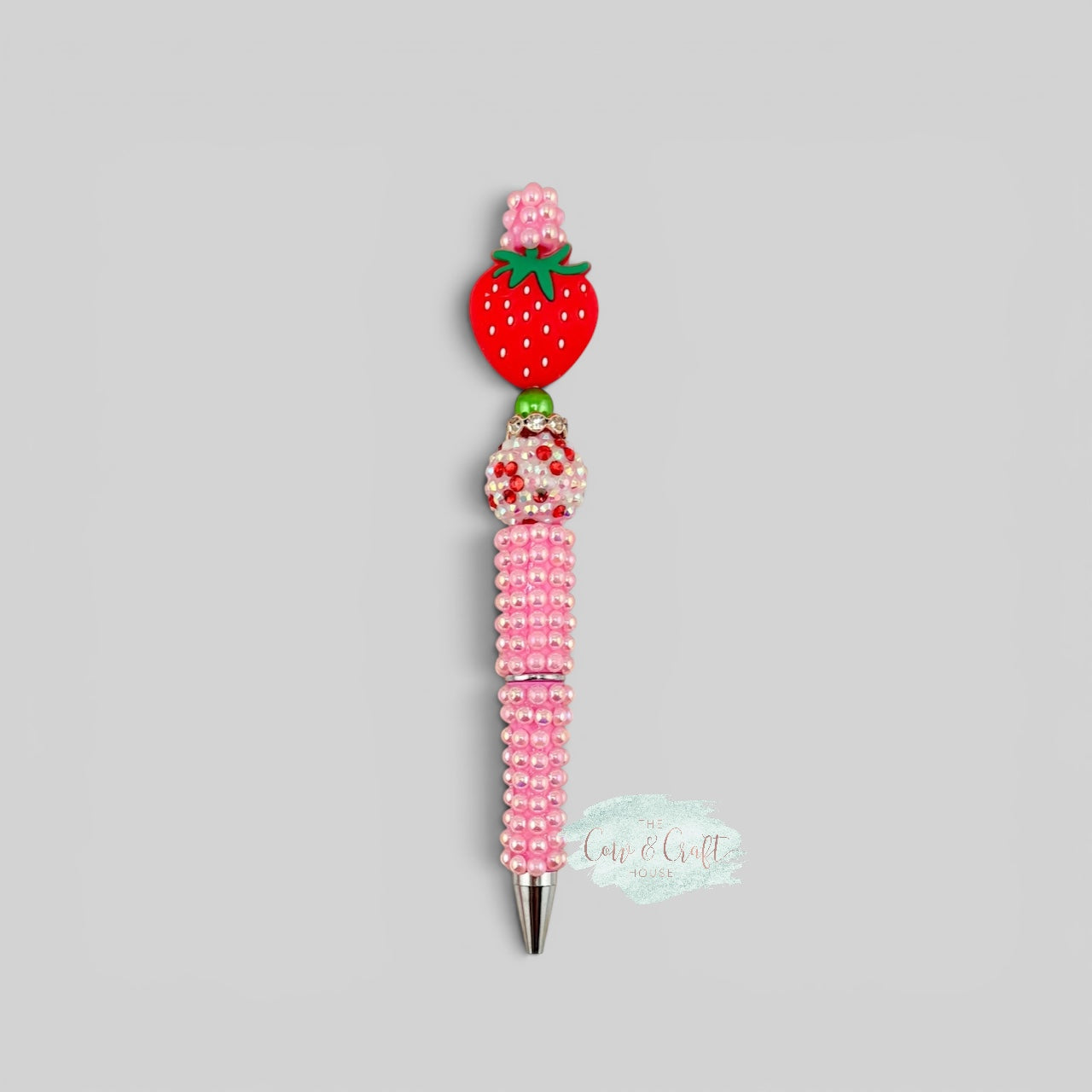 Strawberry Focal Bead Pen