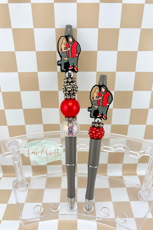 Twist Black Ink Pen – Jelly Roll Inspired Couple Pen