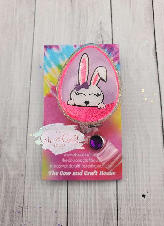 Easter Bunny Badge Reel, Easter Egg Badge Reel, Cute Easter Badge Reel, Easter Medical Badge, Easter ID Holder, Holiday Badge Reel