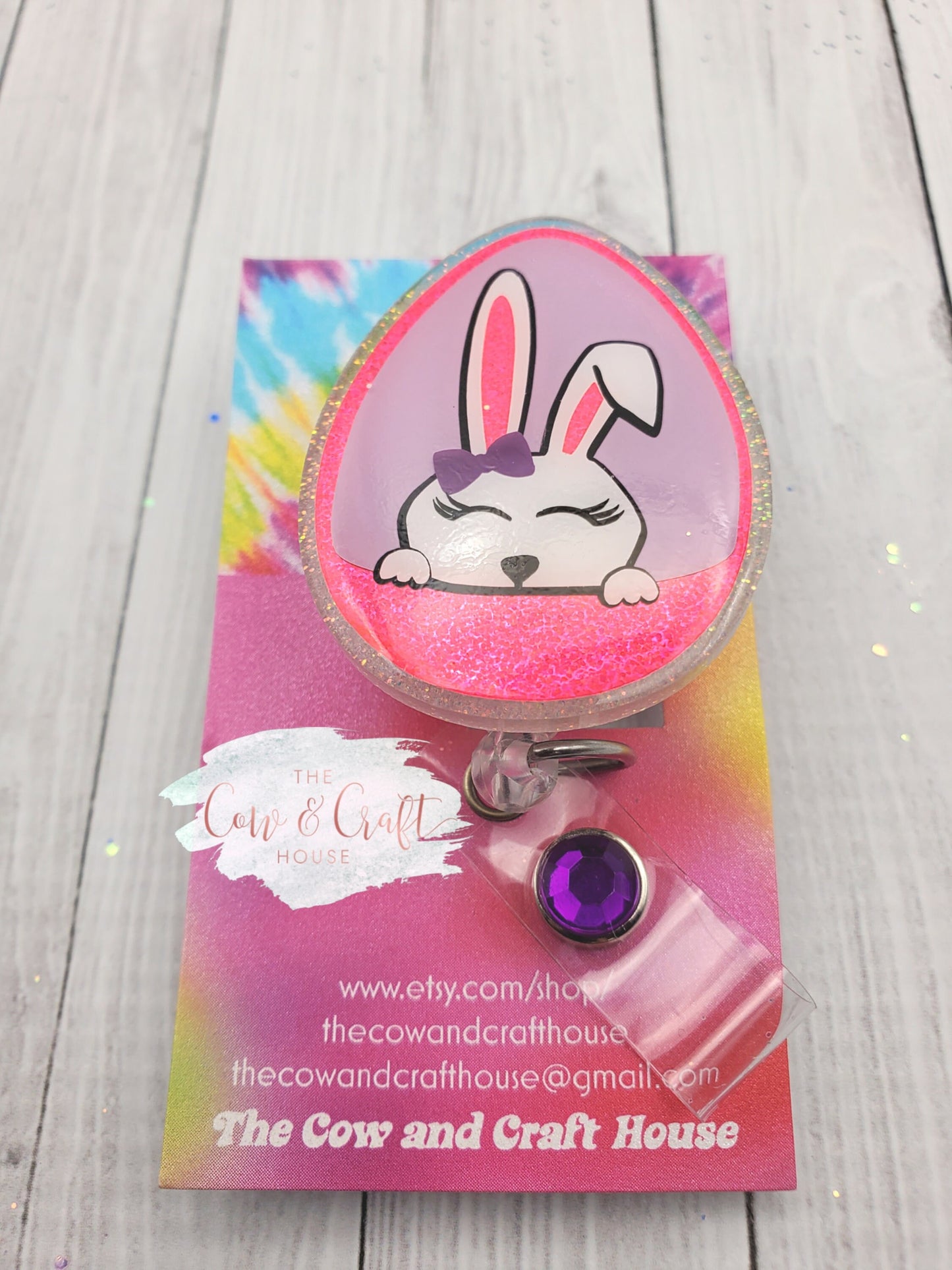 Easter Bunny Badge Reel, Easter Egg Badge Reel, Cute Easter Badge Reel, Easter Medical Badge, Easter ID Holder, Holiday Badge Reel