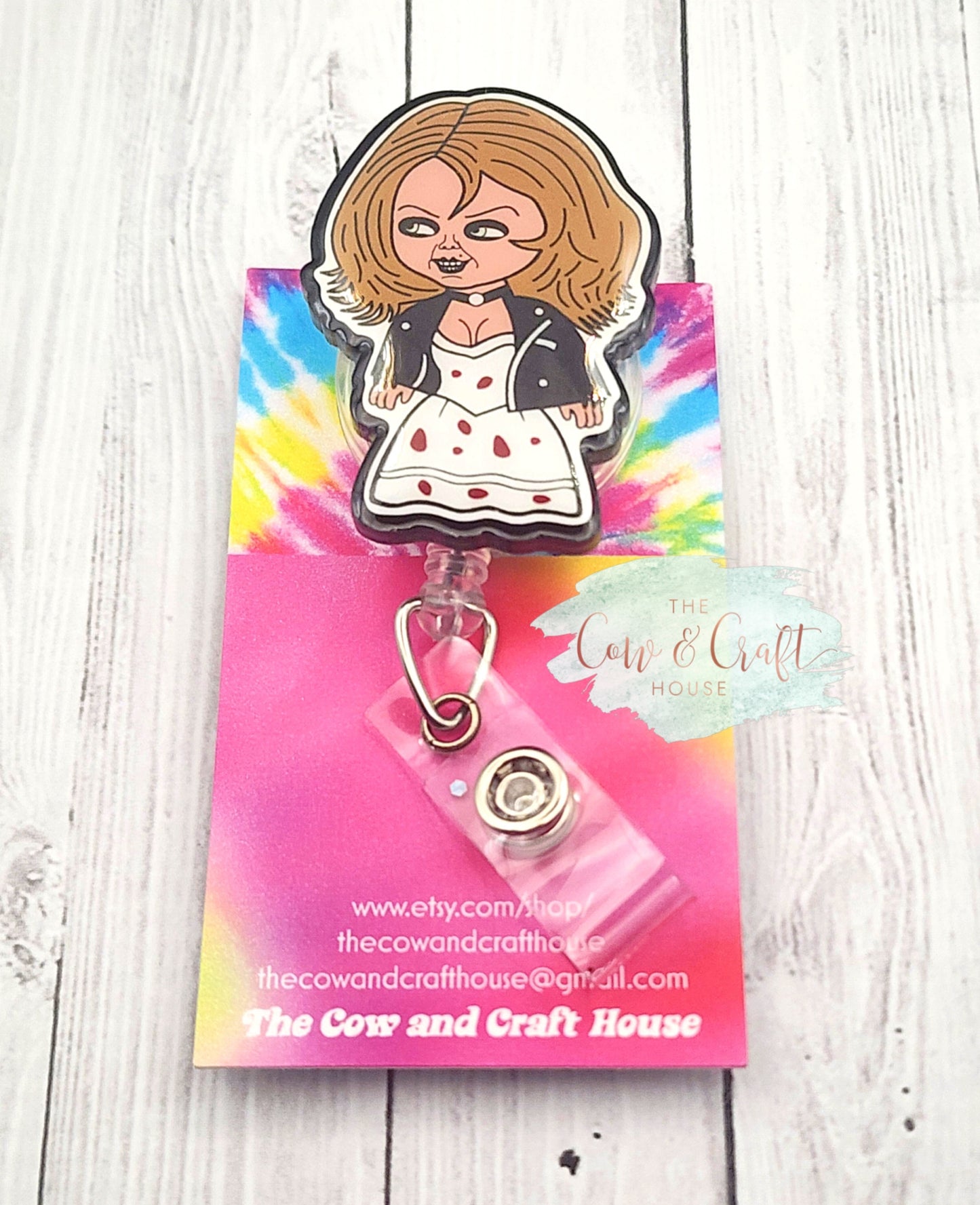 Bride of Chucky Badge Reel: Spooky Nurse ID Holder