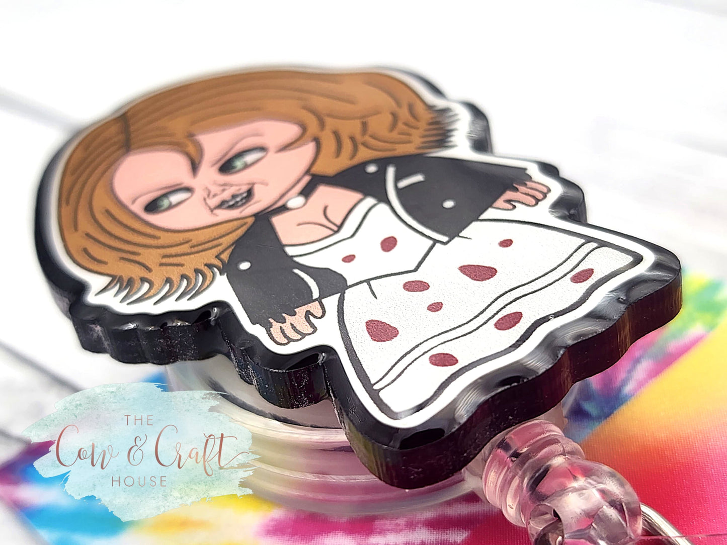 Bride of Chucky Badge Reel: Spooky Nurse ID Holder