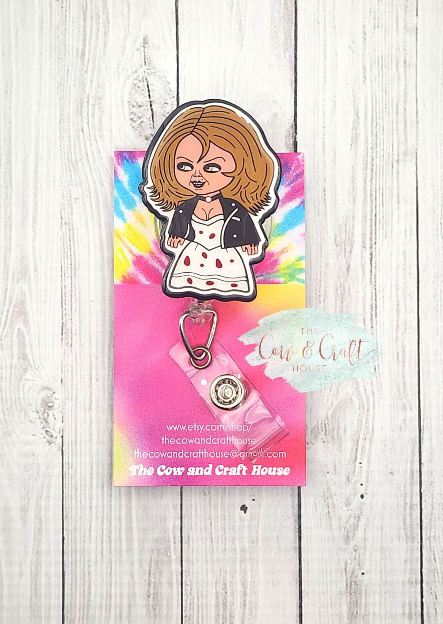Bride of Chucky Badge Reel: Spooky Nurse ID Holder