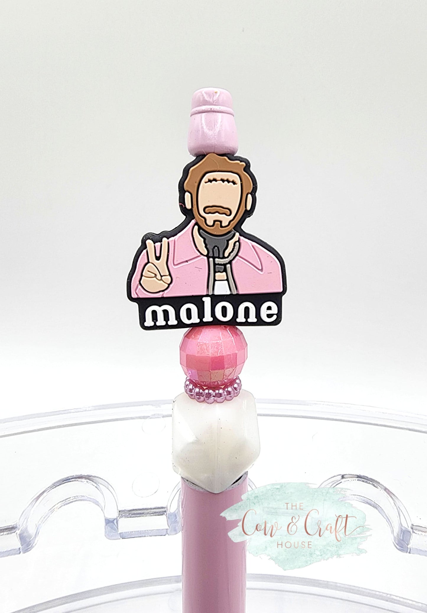 Post Malone Beaded Pen, Teacher Gift, Black Ink