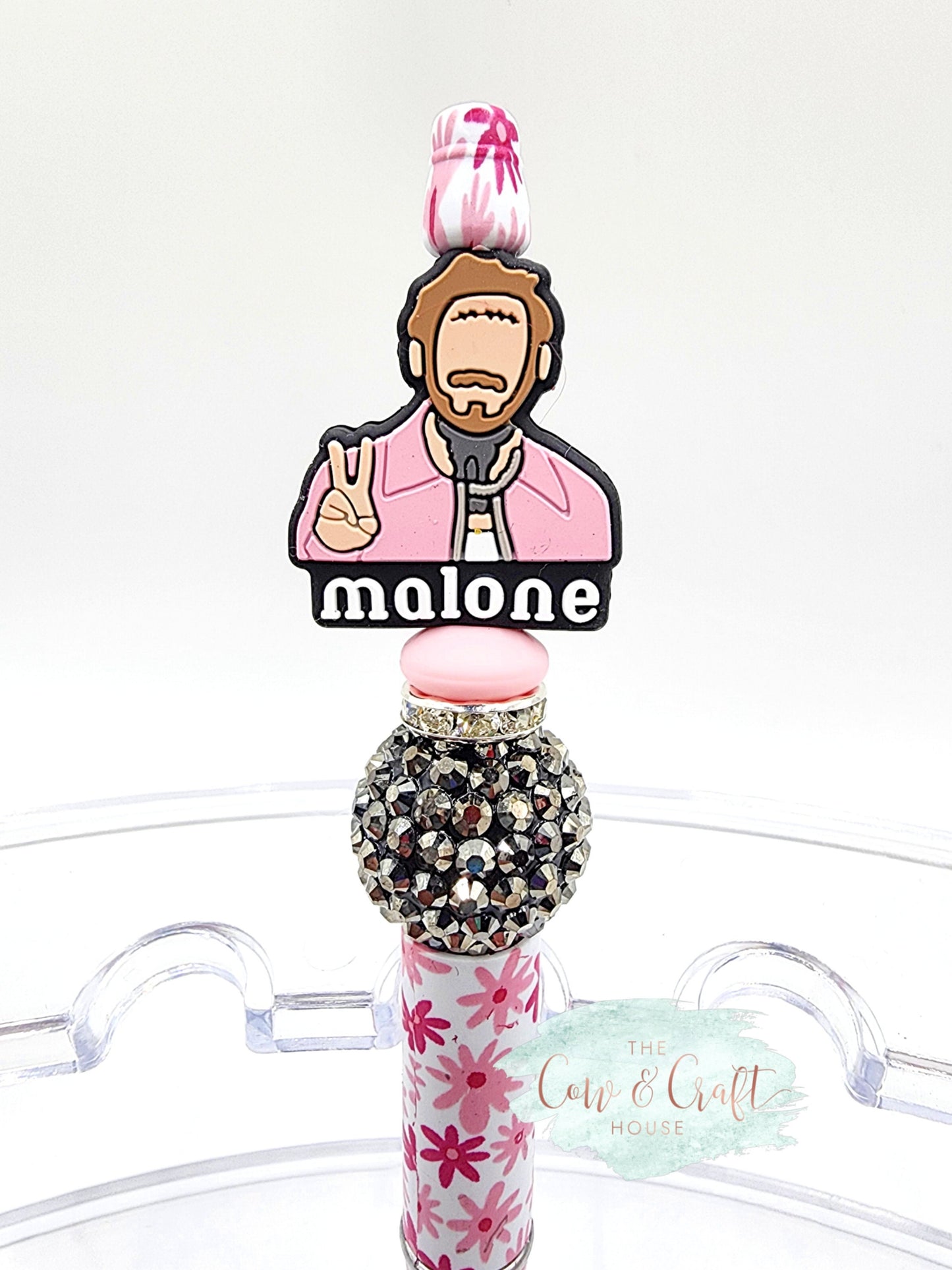 Post Malone Beaded Pen, Teacher Gift, Black Ink