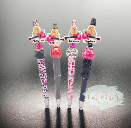 Taylor Swift Silicone Pens, Teacher Pens, Taylor Swift Pen, Pens for Her, Taylor Swift Lover Pen, Taylor Swift Lovers, Focal Bead Pens