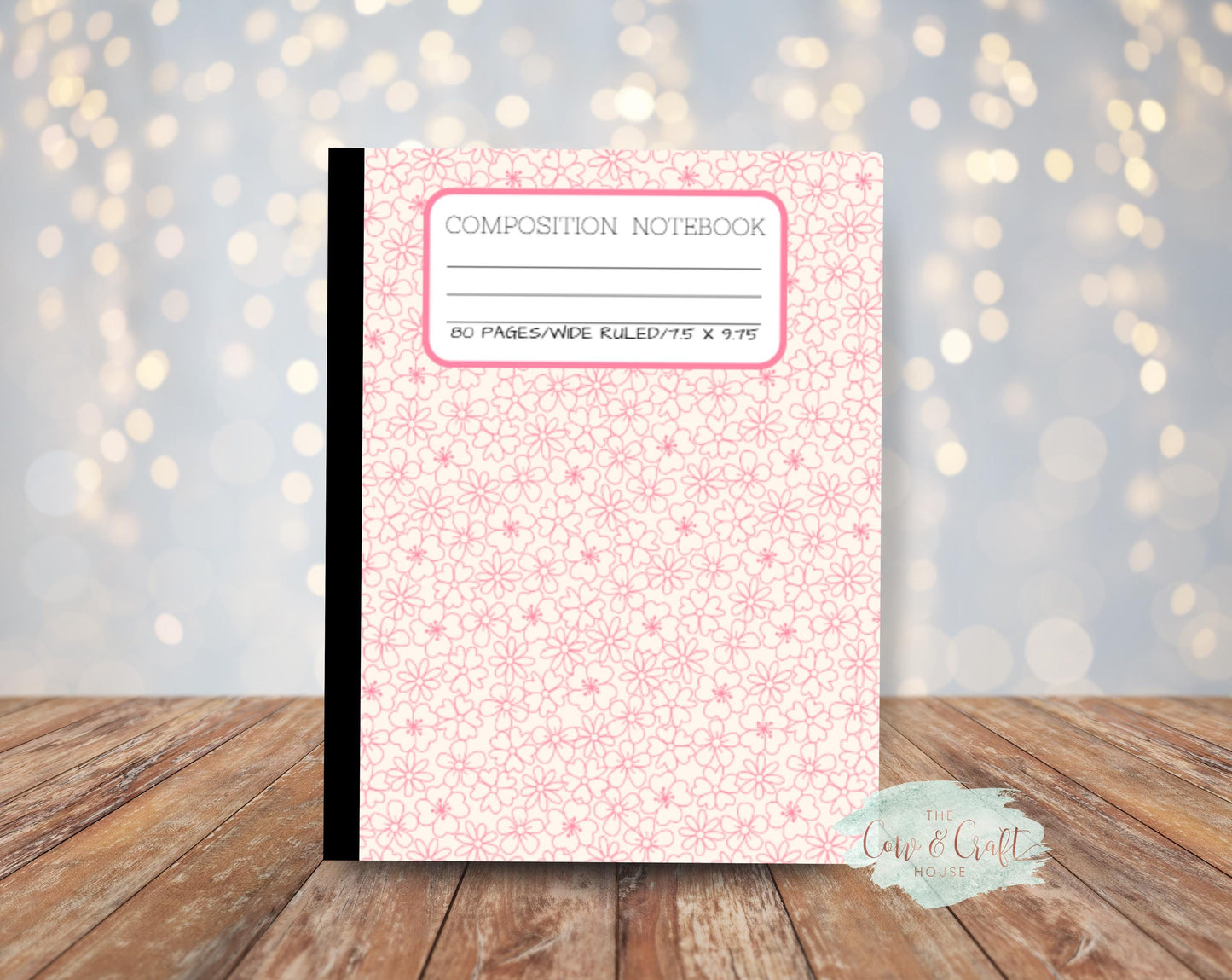 Composition Notebook | Wide or College Ruled | Cute Notebook for Students Teachers College School Supplies