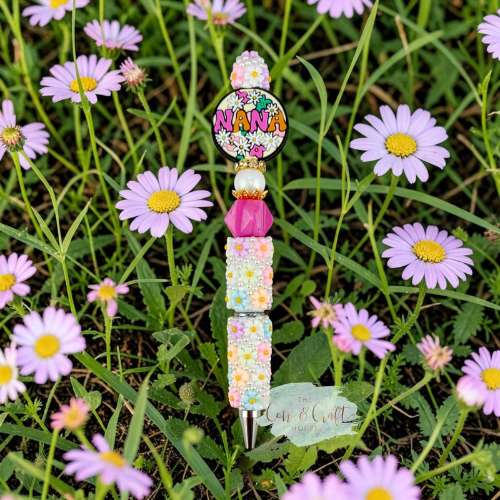 NANA Beaded Black Ink Pen