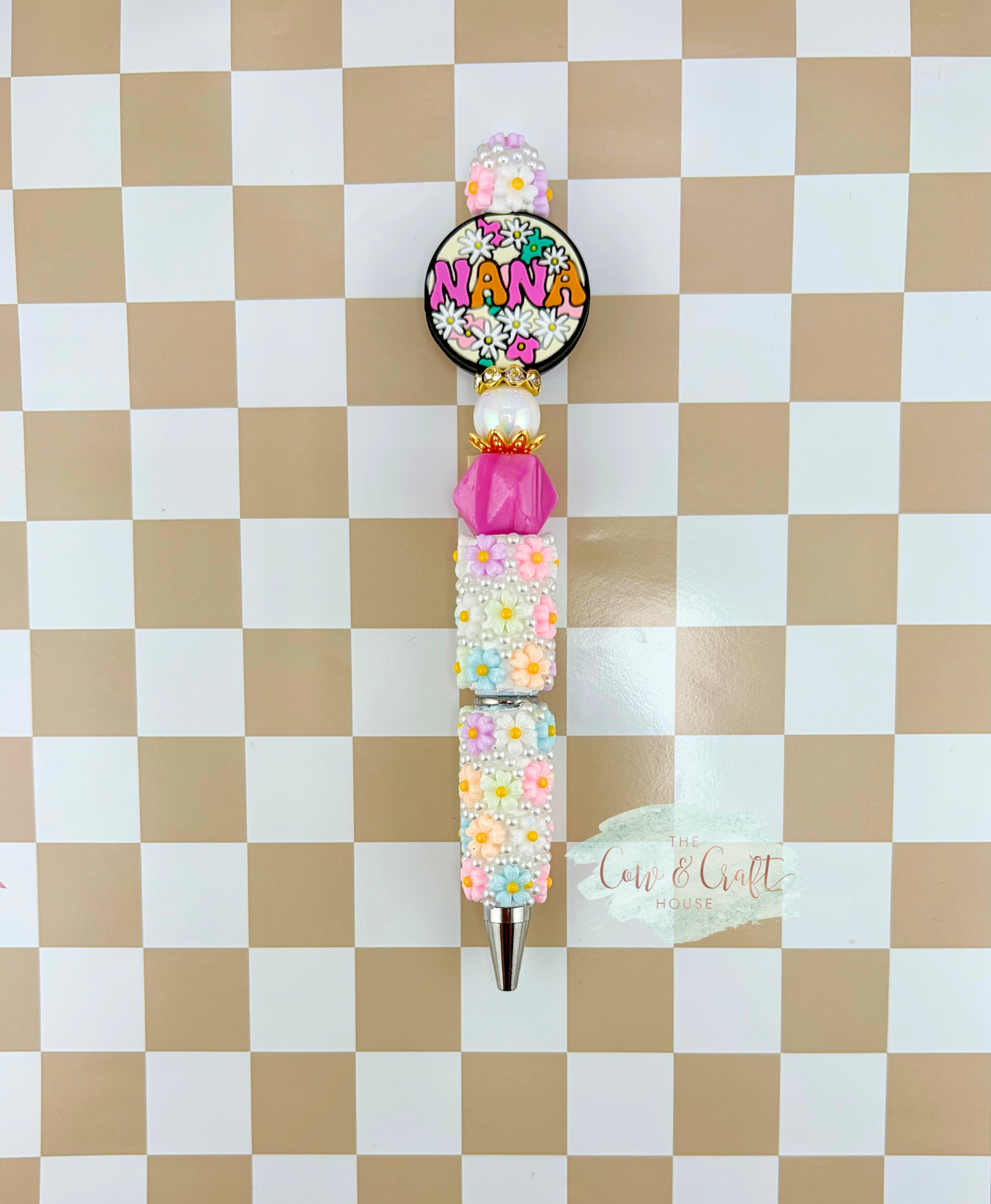 NANA Beaded Black Ink Pen