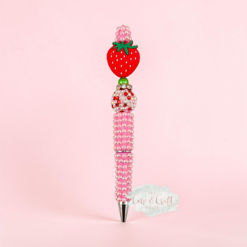Strawberry Focal Bead Pen